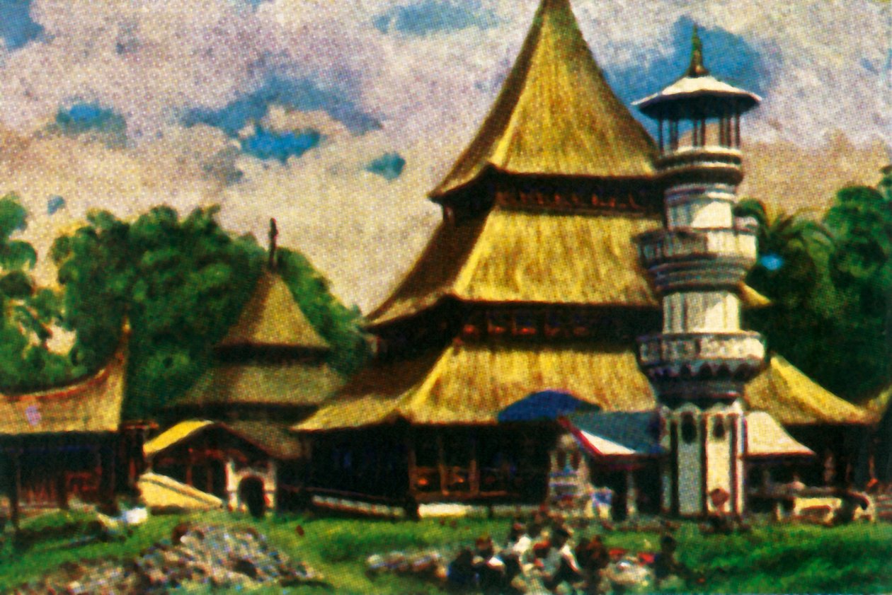 Templom Kota Baruban, Kelet-Szumátra, 1928. alkotó: Unbekannt