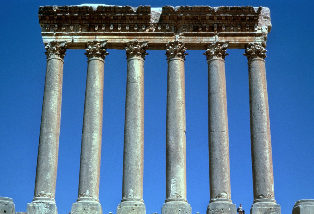 Héliópolita Zeusz temploma, Baalbek, Libanon, i.sz. 10-249 alkotó: Unbekannt