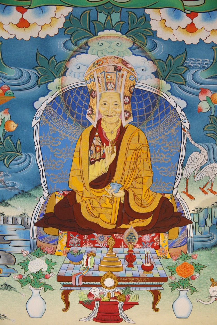 az ezer Buddha temploma SDA a KA-n L ing gyülekezeti festmény KA lou Rin törött T autó, labor Euler, Franciaország alkotó: Unbekannt