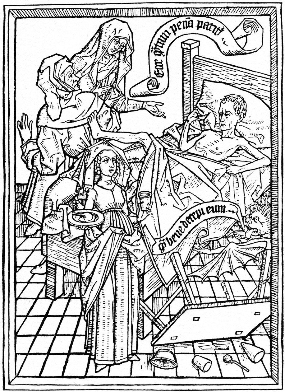 A türelmetlenség kísértése, c1465, 1964. alkotó: Unbekannt