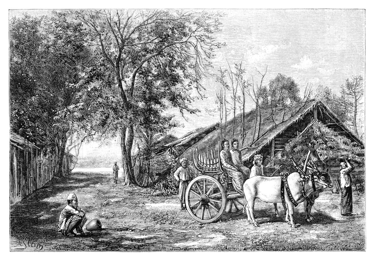 Tenasserim, Mianmar, 1895 alkotó: Unbekannt