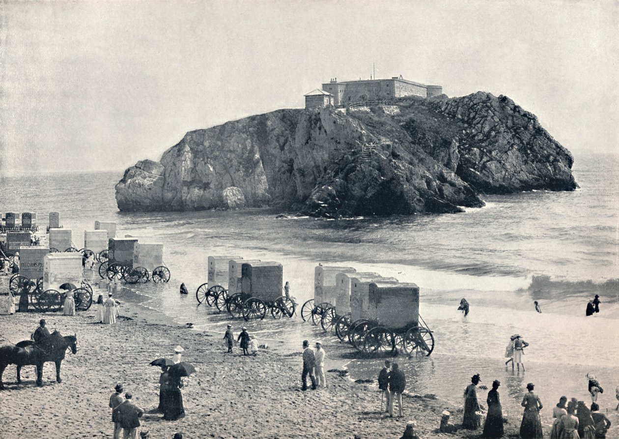 Tenby – St. Catherines Rock and Fort, 1895 alkotó: Unbekannt