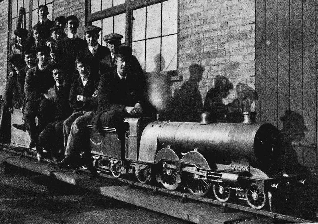 Miniatűr atlanti motor tesztelése Northamptonban, 1926 alkotó: Unbekannt