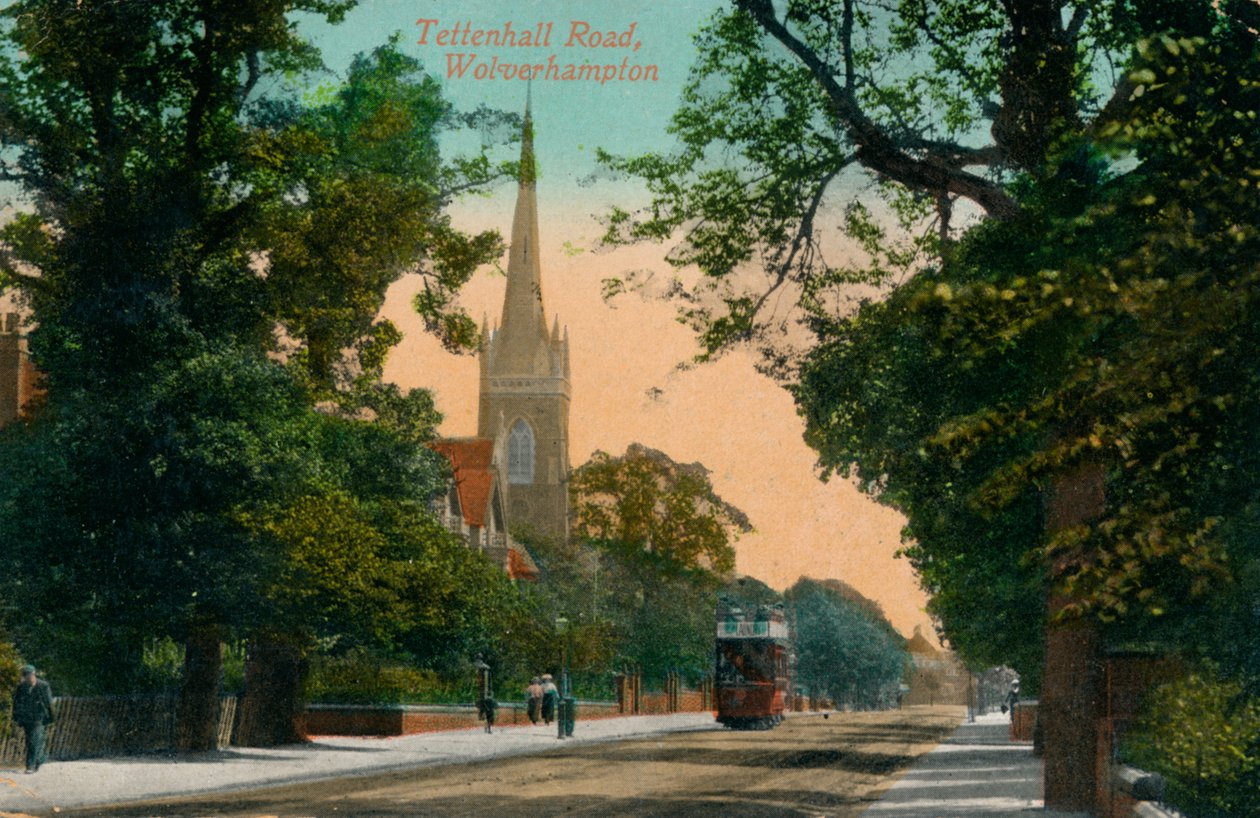 Tettenhall Road, Wolverhampton, 1905 alkotó: Unbekannt