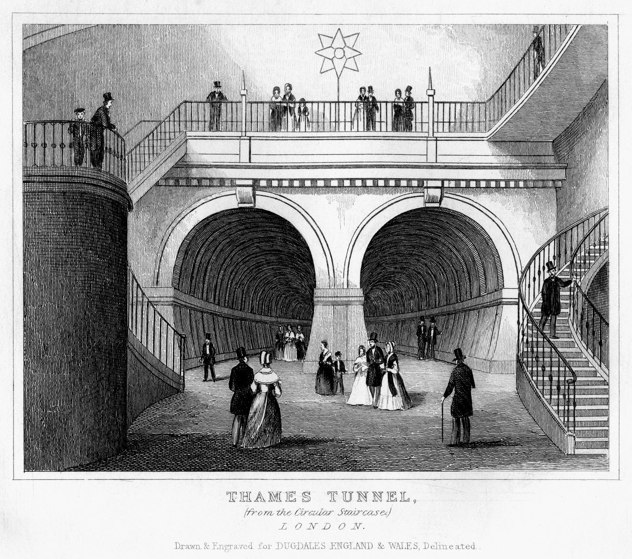 Temze alagút, London, 19. század alkotó: Unbekannt