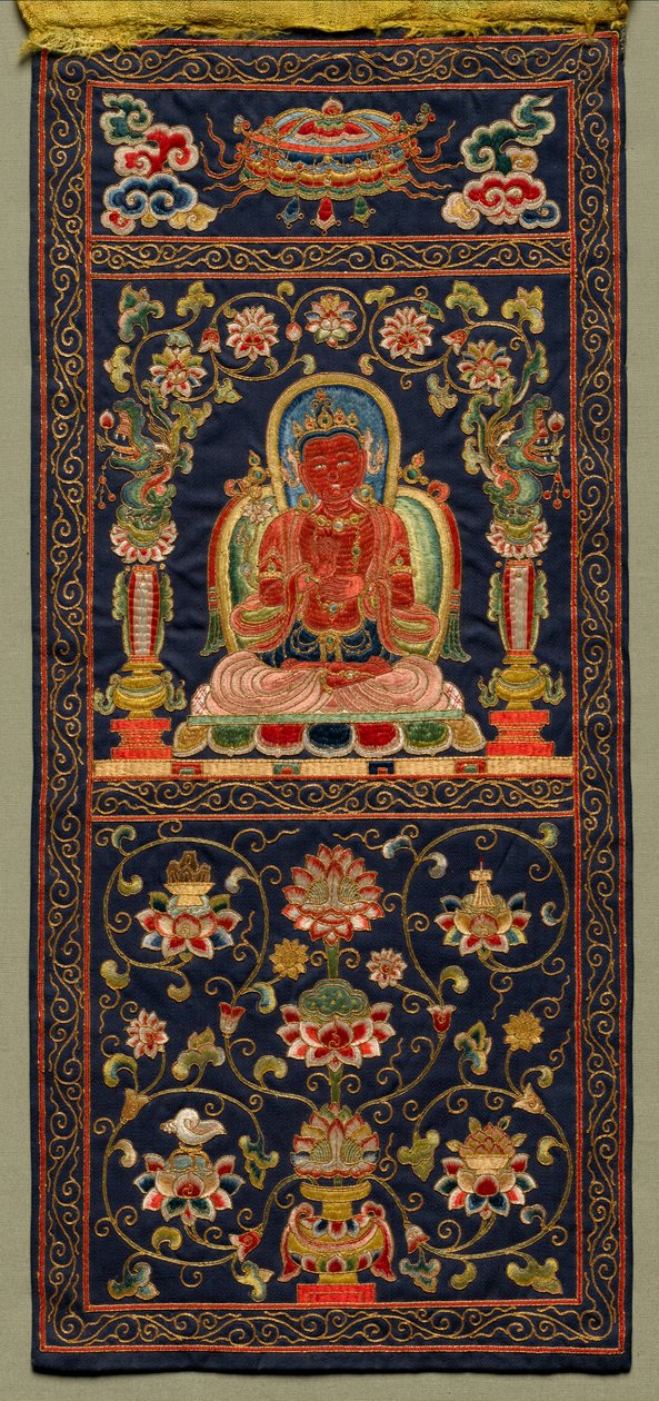 Thangka a hetedik bodhiszattvával, 1368-1424. alkotó: Unbekannt