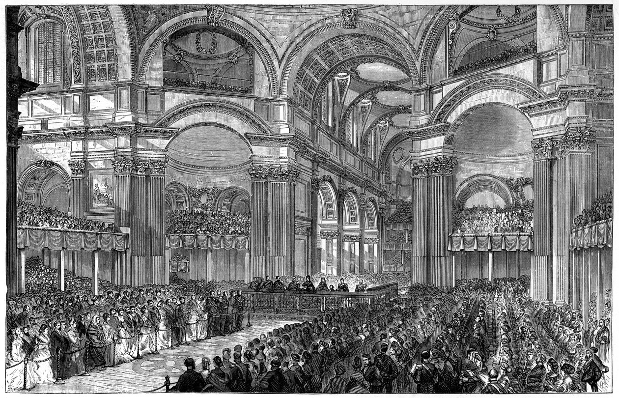 Hálaadás a londoni St Pauls Cathedralban, 1900 alkotó: Unbekannt