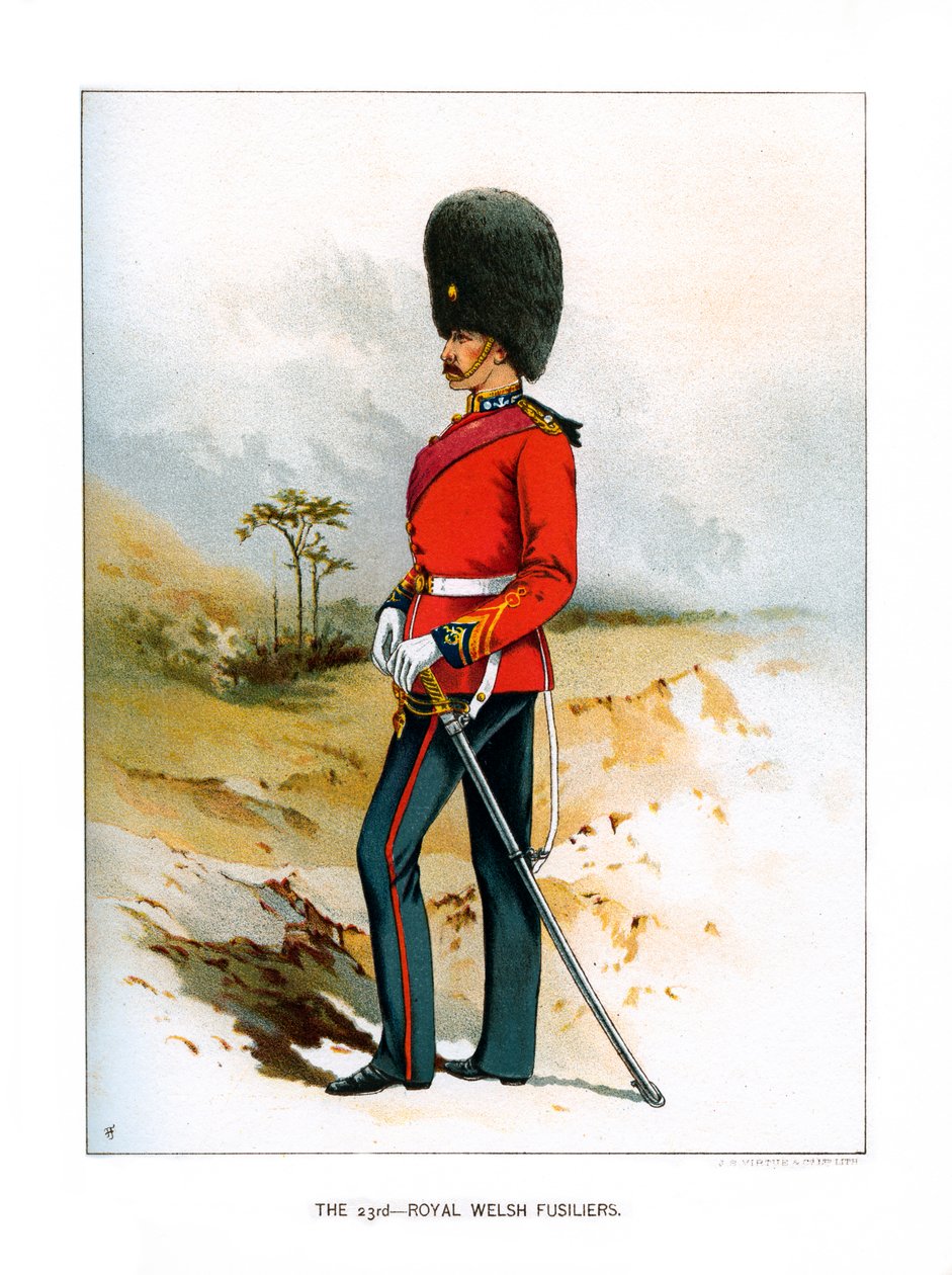 A 23. Royal Welsh Fusiliers, 1890 alkotó: Unbekannt