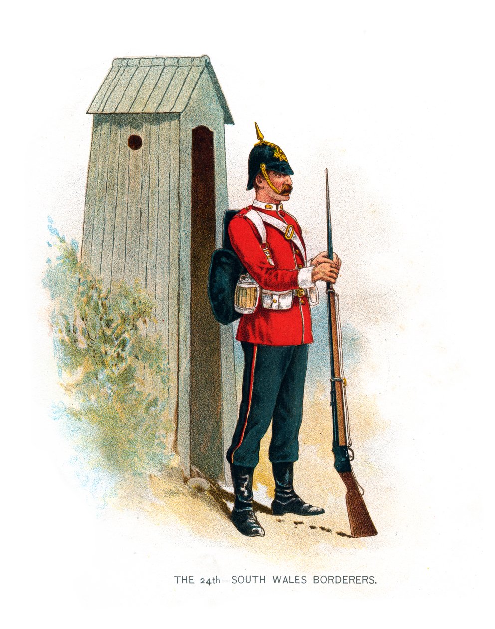 A 24. dél-walesi határőr, 1890 alkotó: Unbekannt