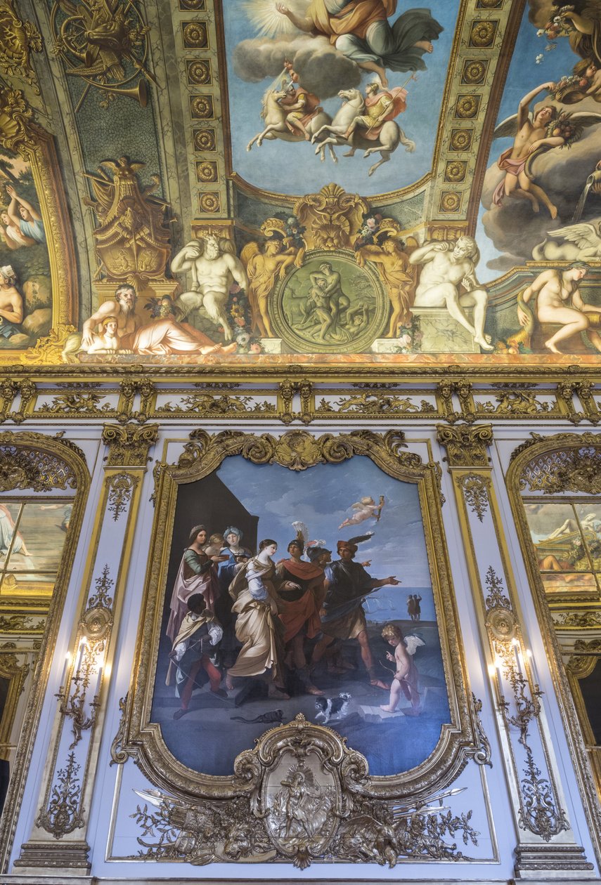 Helene elrablása Párizsban, másolata a Louvre-i műhelyektől alkotó: Unbekannt