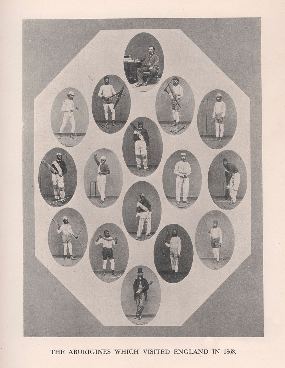 Az őslakosok, akik 1868-ban, 1912-ben jártak Angliában. alkotó: Unbekannt