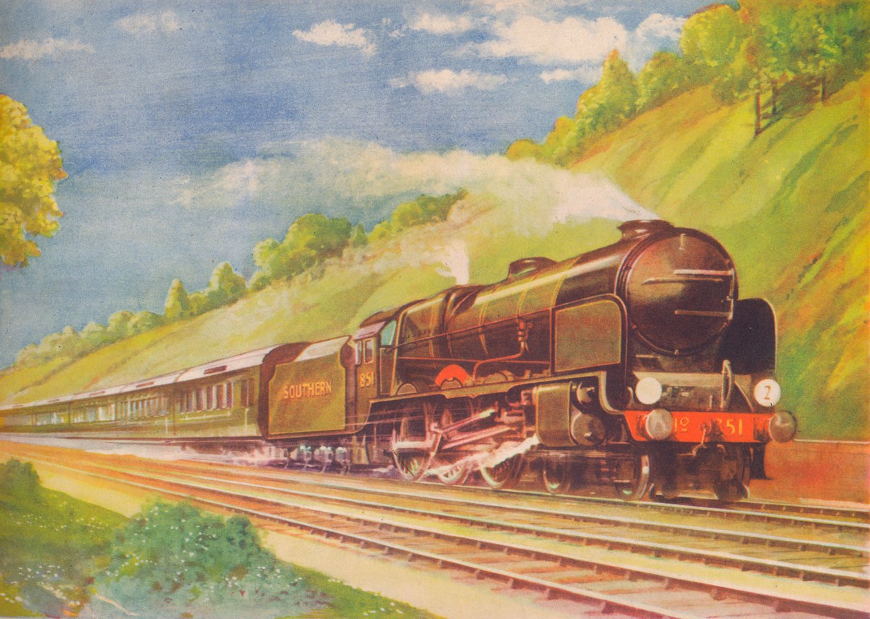 The Ace Atlantic Coast Express, S.R., Weybridge Cutting, 1940 alkotó: Unbekannt