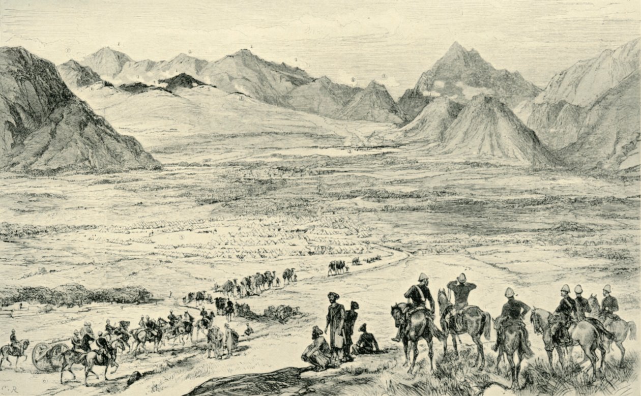 Akció a Charasia feletti magaslatokon, 1879. október 6., 1901. alkotó: Unbekannt