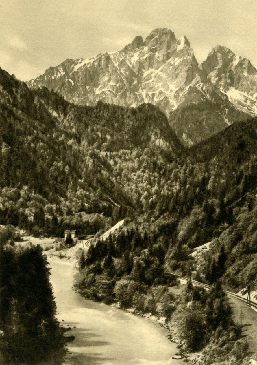 The Admonter Reichenstein, Gesäuse Nemzeti Park, Stájerország, Ausztria, 1935. alkotó: Unbekannt