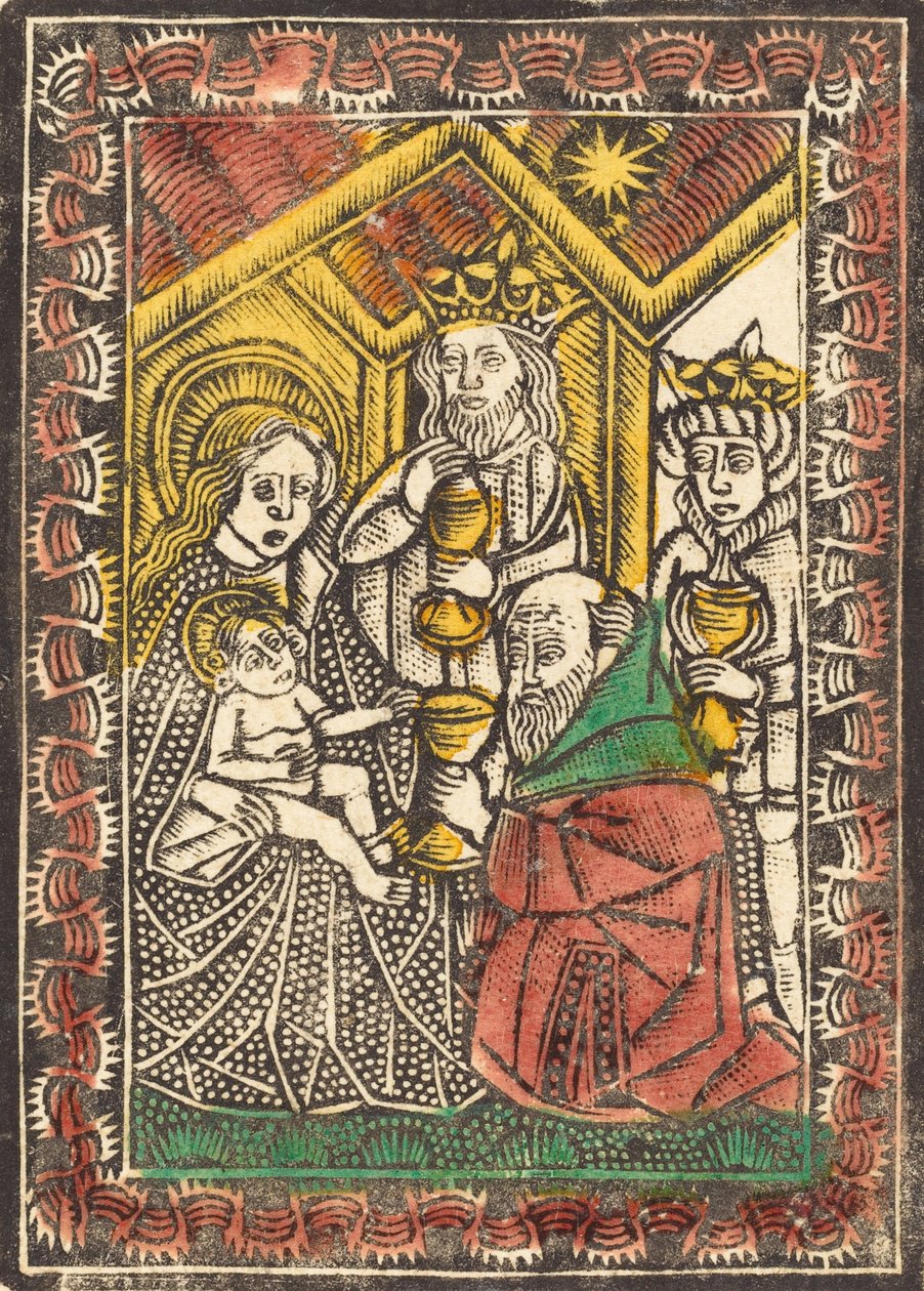 A mágusok imádása c. 14701480. alkotó: Unbekannt