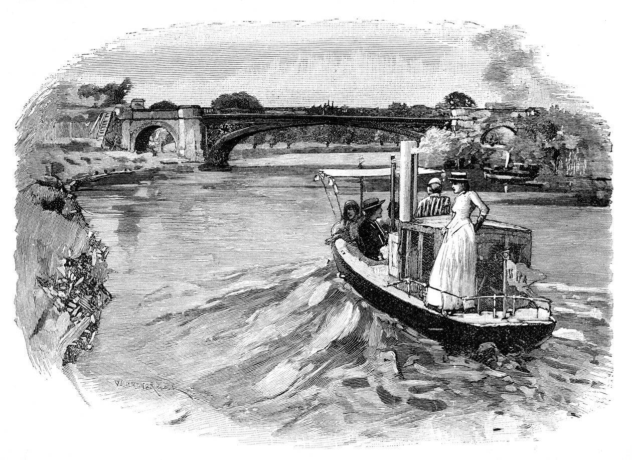 Albert Bridge, Windsor, Berkshire alkotó: Unbekannt