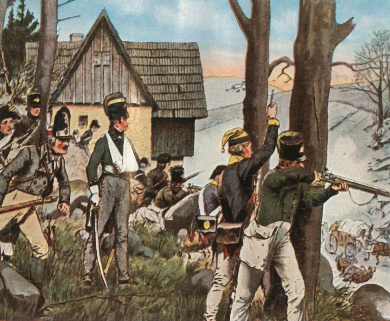 Az alpesi háború Kladsko megyében, 1807, 1936. alkotó: Unbekannt