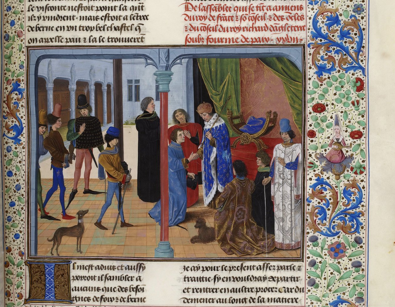 The Amiens Negotiations, 1392, kb. 1470-1475. alkotó: Unbekannt