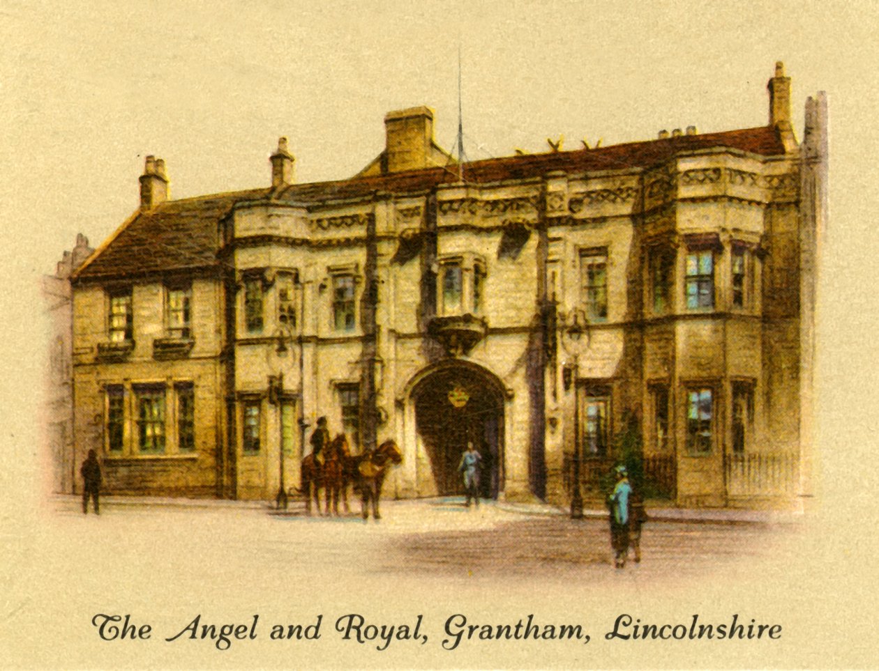The Angel and Royal, Grantham, Lincolnshire, 1936. alkotó: Unbekannt