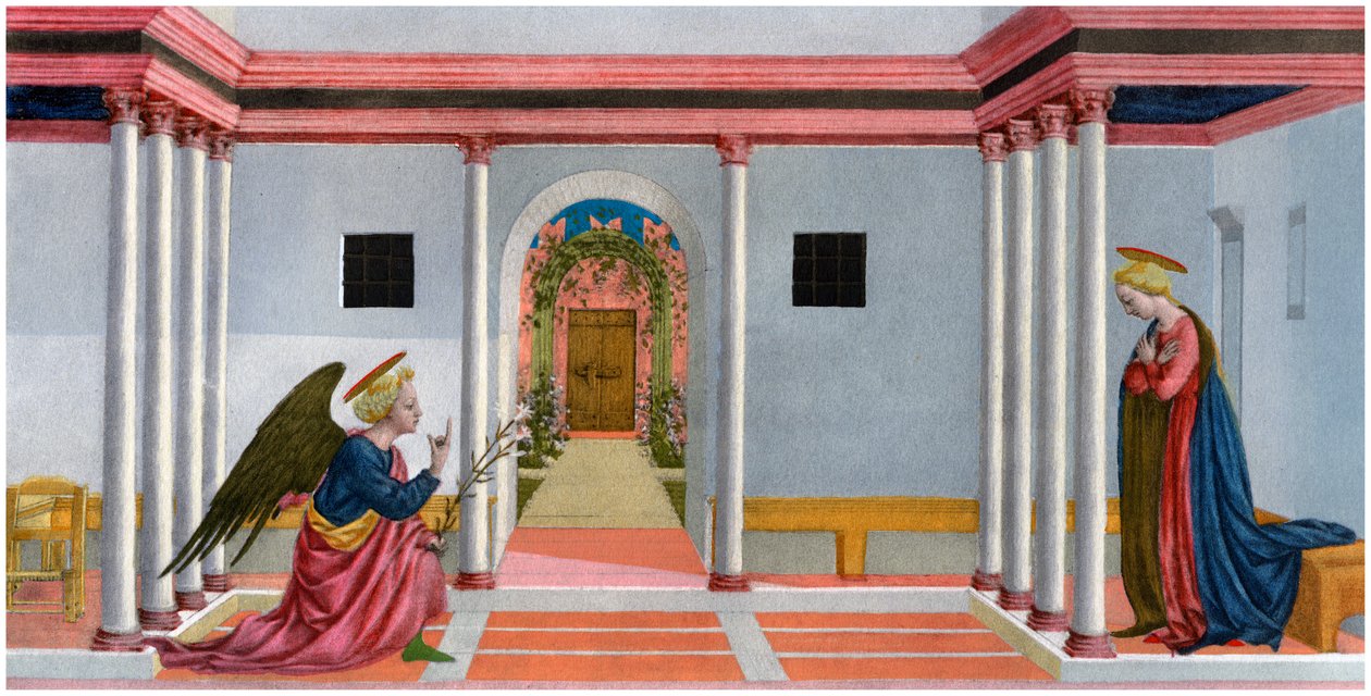 Az Angyali üdvözlet, c1445, 1958 alkotó: Unbekannt