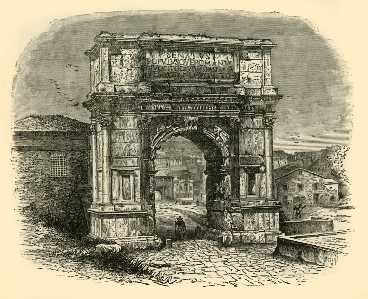 Titus diadalíve, Róma, 1890. alkotó: Unbekannt