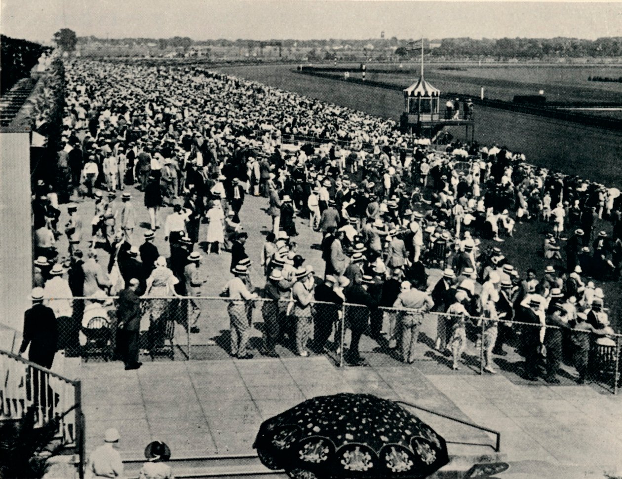 Az Arlington Race Track, Chicago, 1930 alkotó: Unbekannt