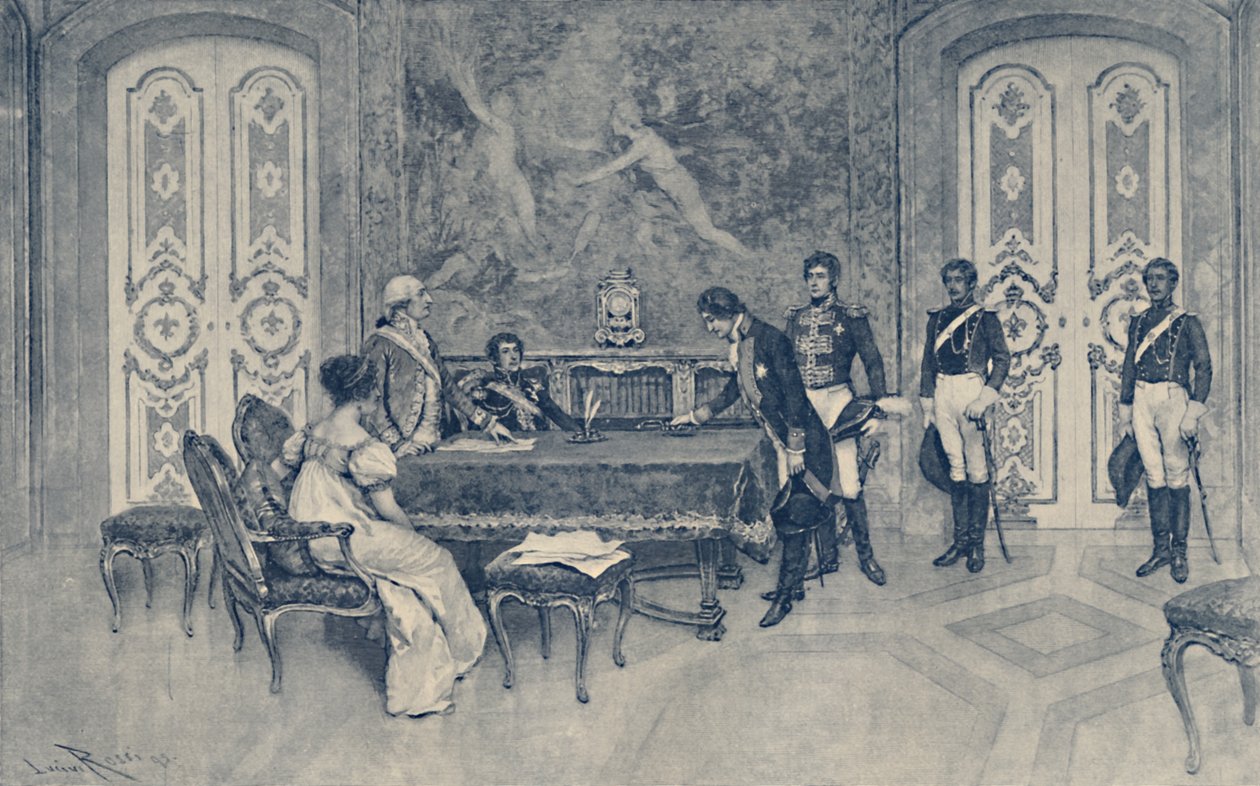 Ferdinánd letartóztatása, 1807, 1896. alkotó: Unbekannt