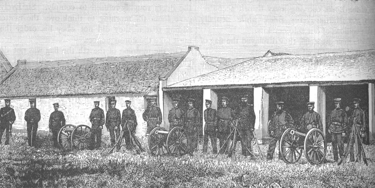 A Dél-afrikai Köztársaság tüzérsége, 1880-as évek alkotó: Unbekannt