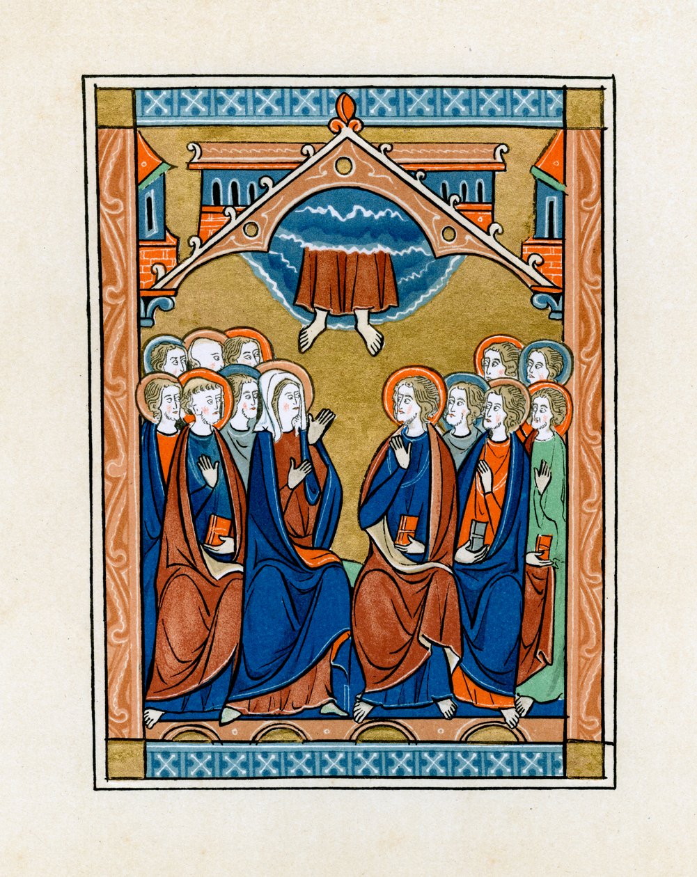 A mennybemenetel, 1250-1260 alkotó: Unbekannt