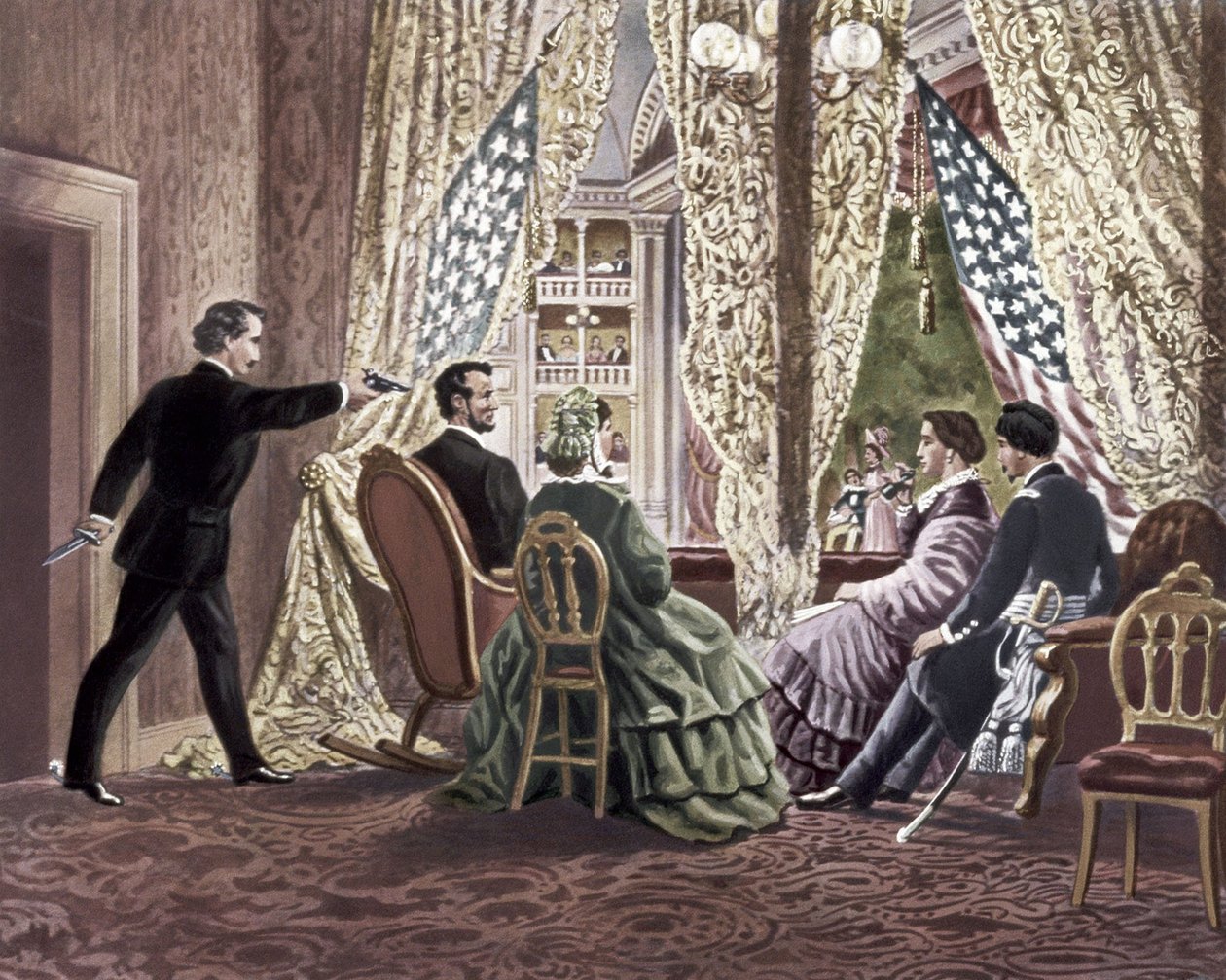 Abraham Lincoln meggyilkolása, 1865 alkotó: Unbekannt