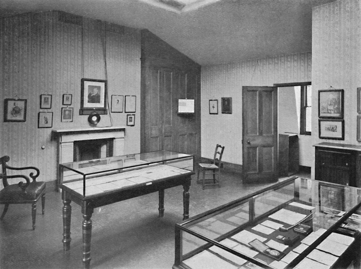 The Attic Study, Carlyle House, Chelsea, 1904 alkotó: Unbekannt