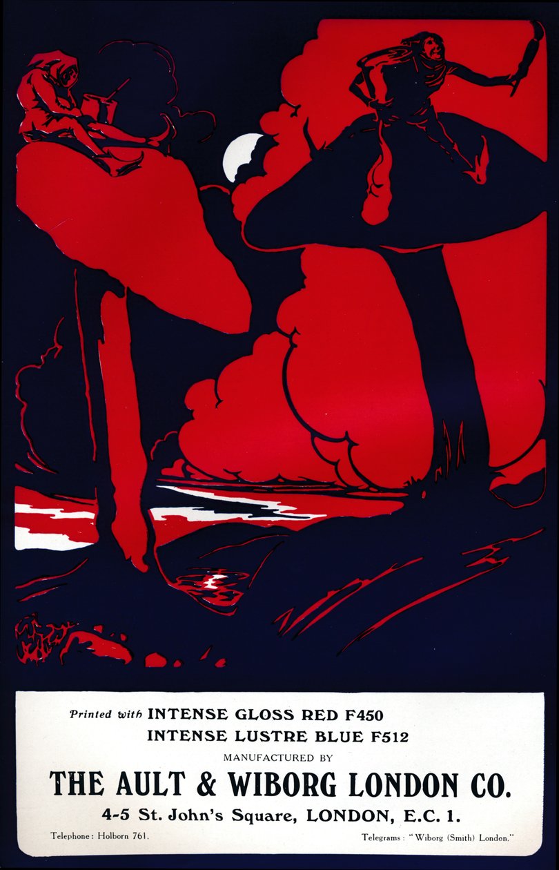 Az Ault & Wiborg London Co. hirdetése, 1919 alkotó: Unbekannt