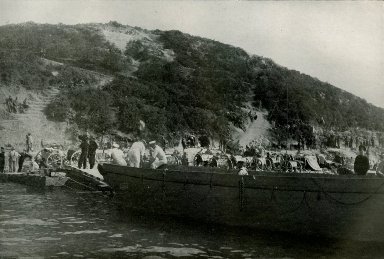 Az ausztrál leszállóhely Gaba-Tepe-ben, 1919. alkotó: Unbekannt
