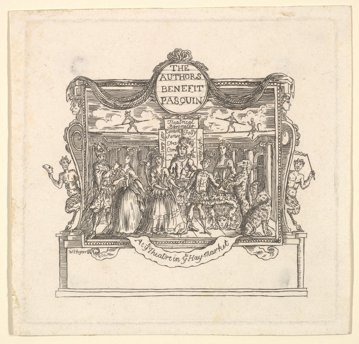 A szerzők előnye: Pasquin, 1736. alkotó: Unbekannt