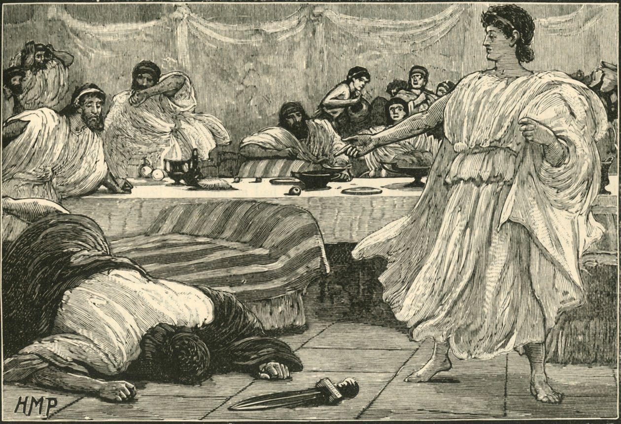 Fülöp lakomája, 1890. alkotó: Unbekannt