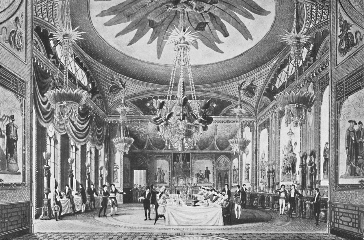 A bankettterem, c1827, 1939. alkotó: Unbekannt