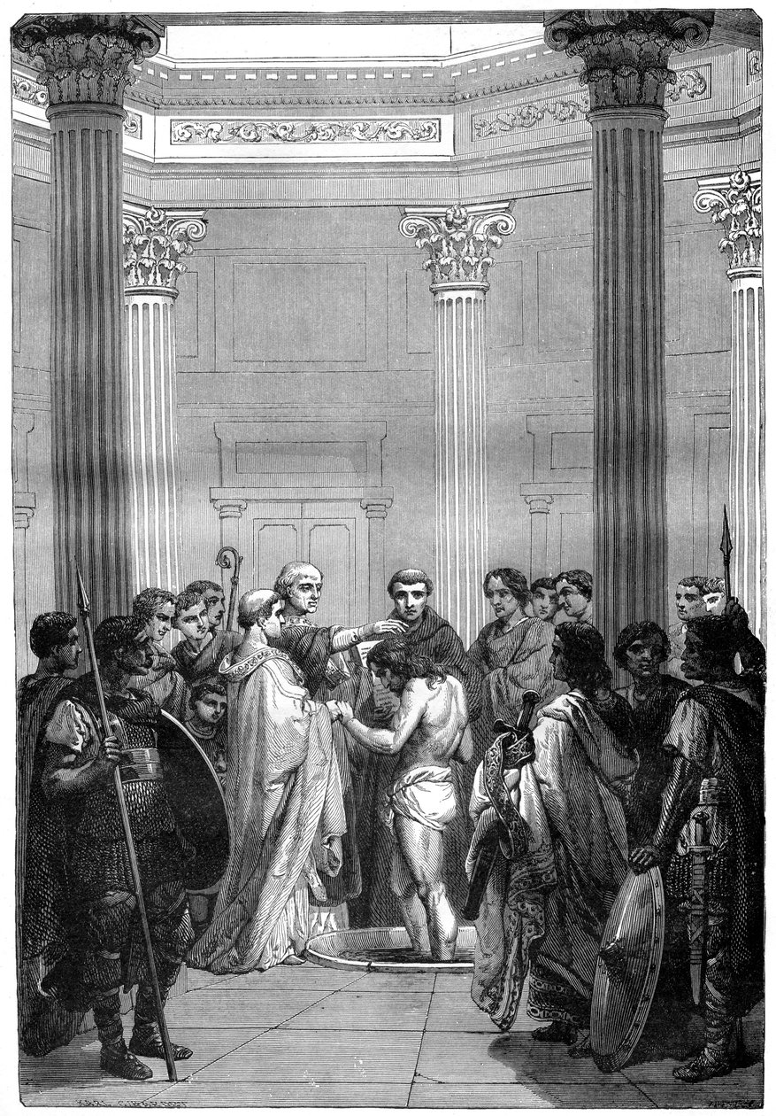 Clovis keresztsége, 496 1882-1884 alkotó: Unbekannt