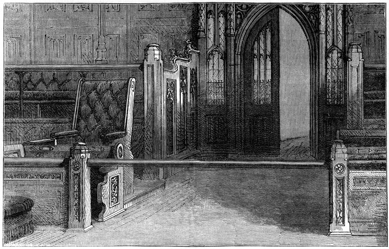 A House of Commons bárja, Westminster, London, 19. század alkotó: Unbekannt