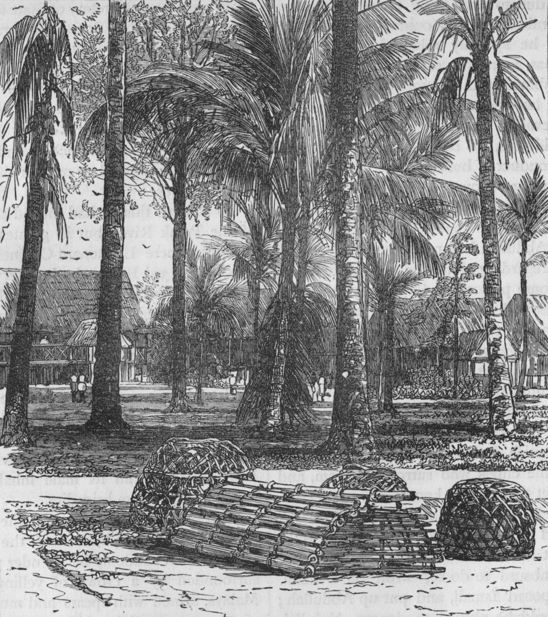 A laktanya a rezidenciában, Mr. Birch és Innes kapitány sírjaival, 1876, 1880 alkotó: Unbekannt