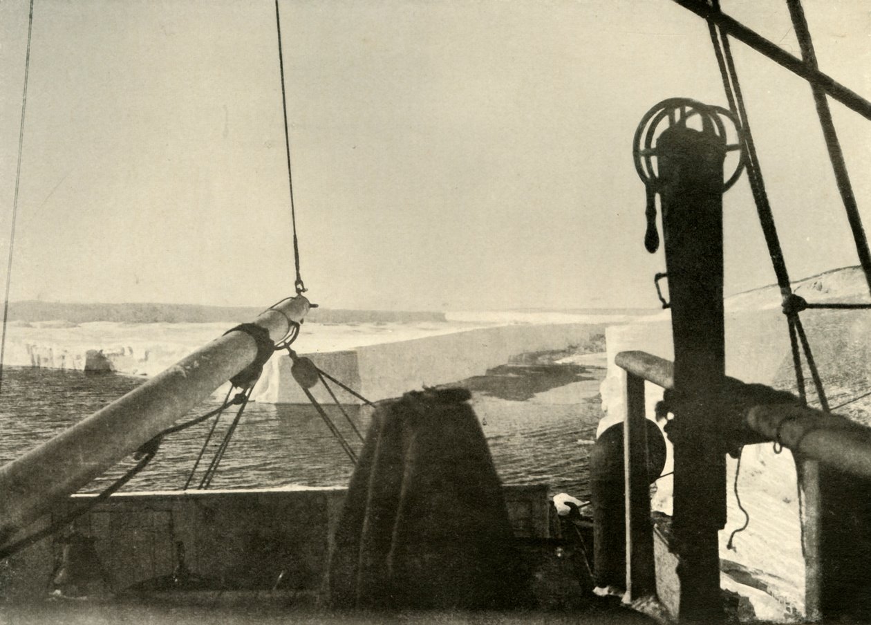 A Barrier Edge leszakadva négy mérföldre Hut Pointtól délre, c1908, 1909 alkotó: Unbekannt