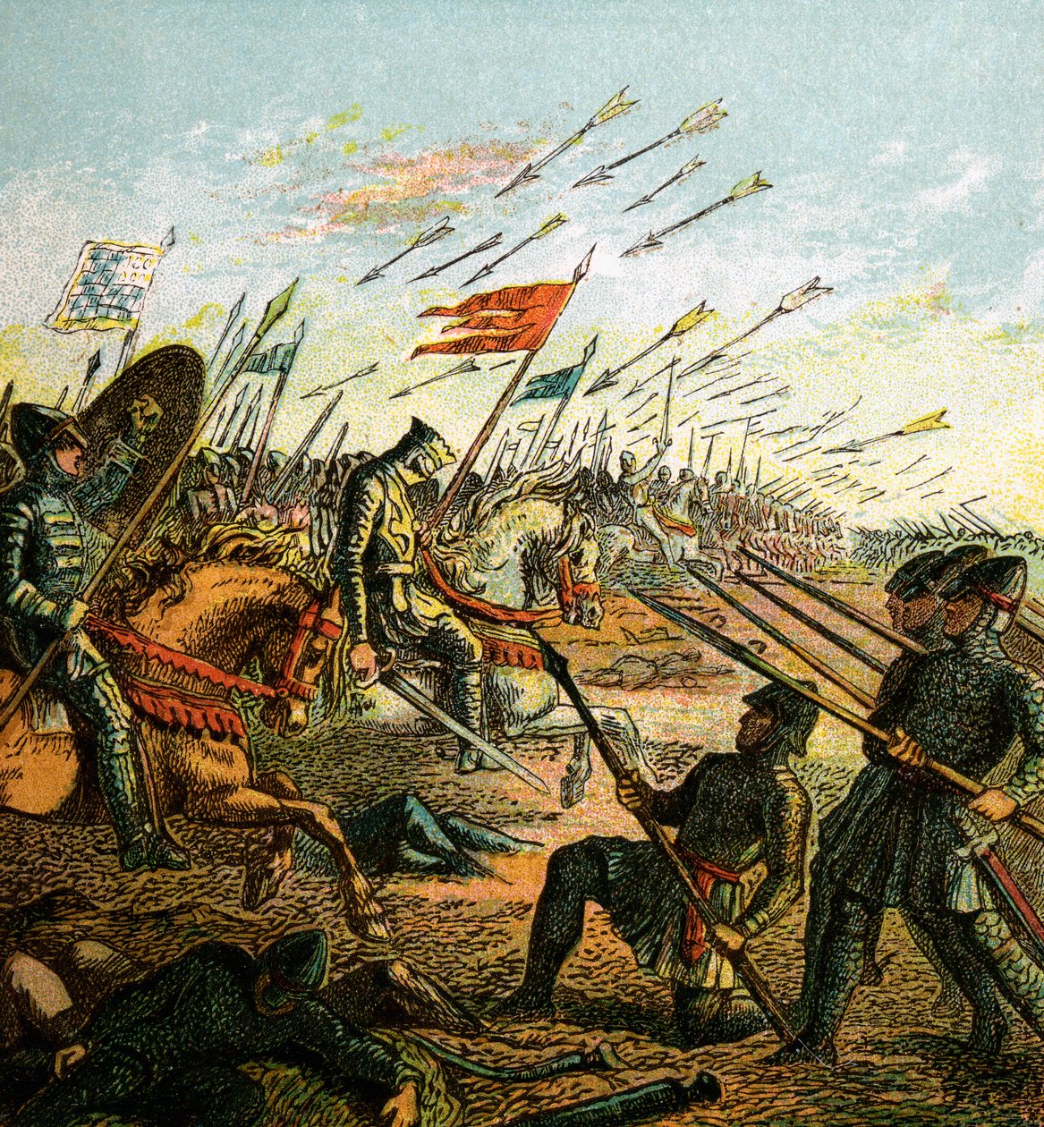 A hastingsi csata, 1066, c1850 alkotó: Unbekannt