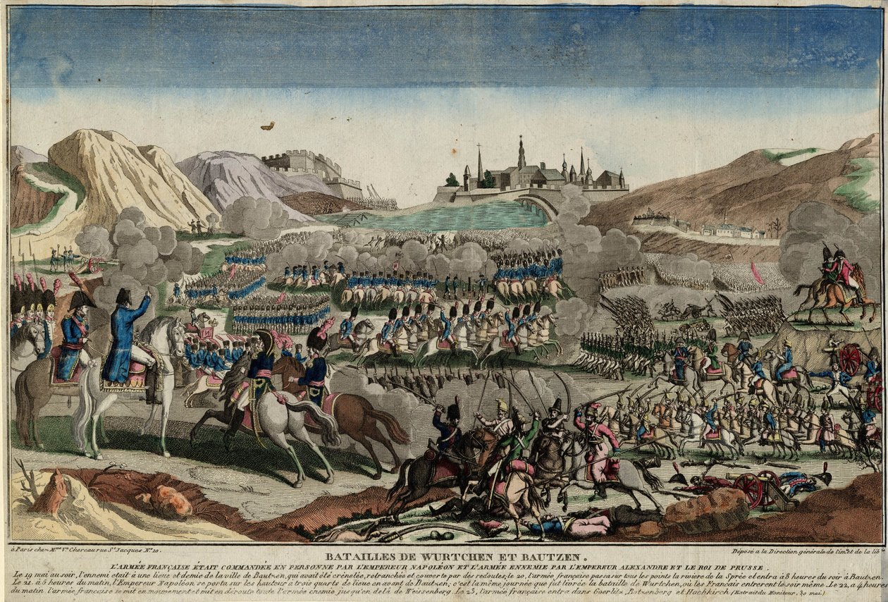 A bautzeni csata, 1813 alkotó: Unbekannt
