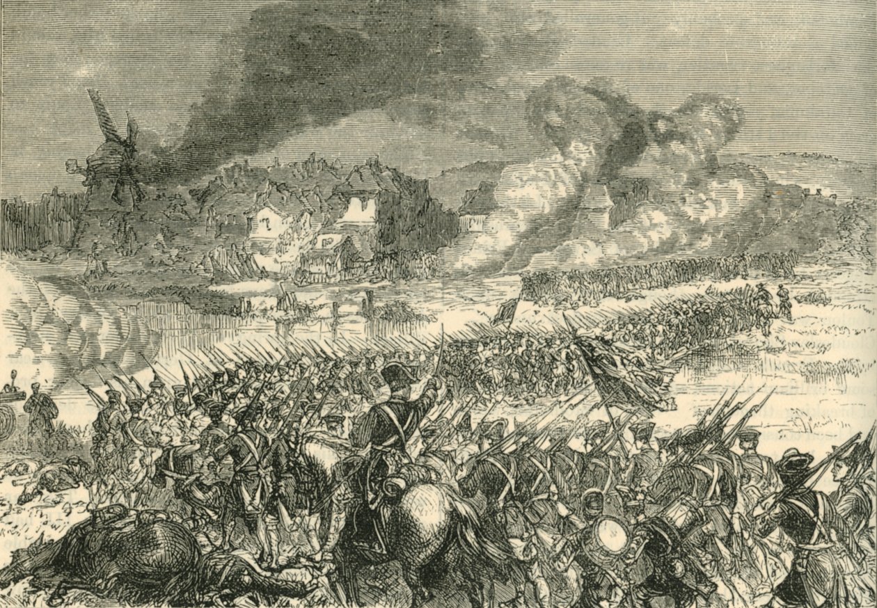 A blenheimi csata, 1704, 1890. alkotó: Unbekannt