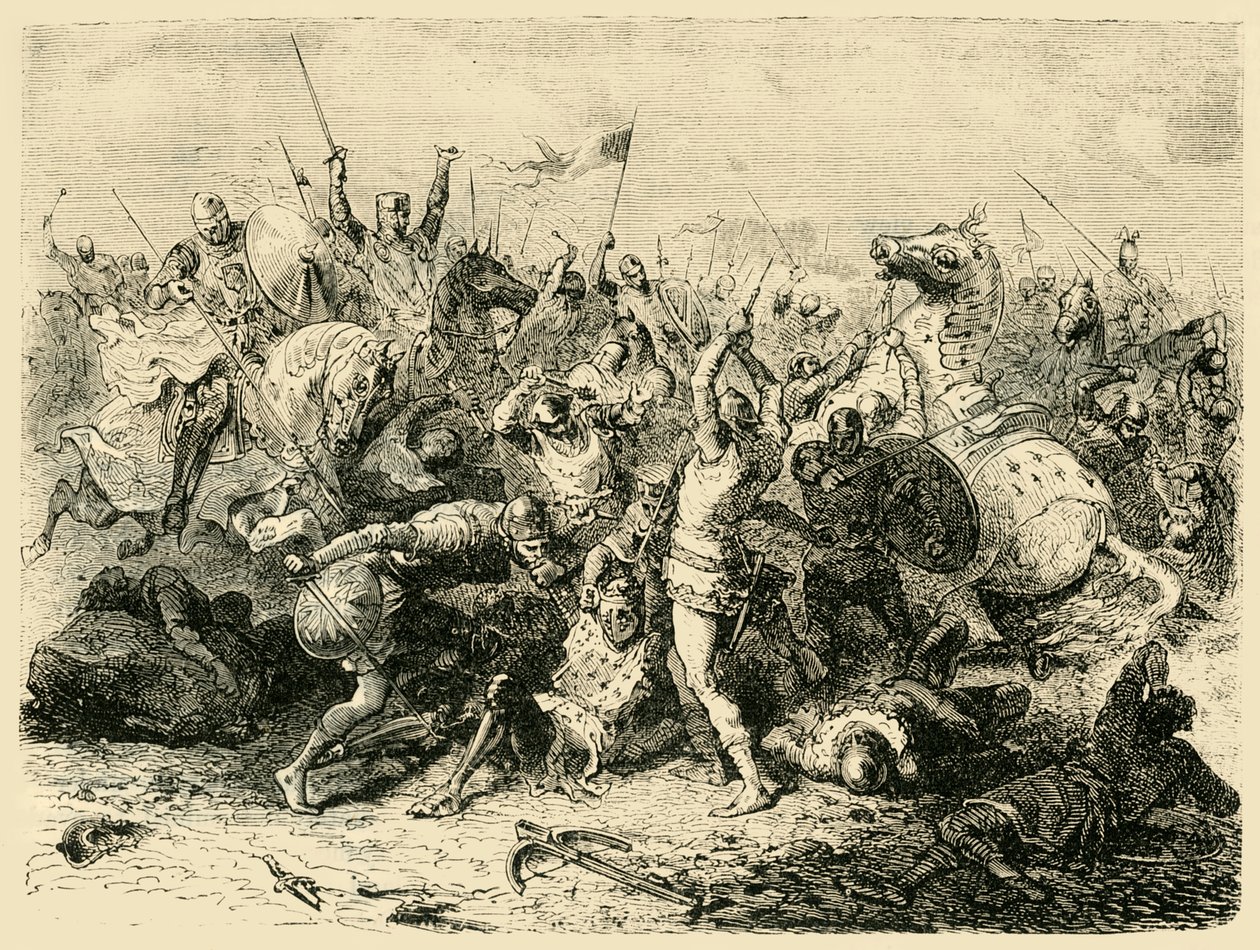 Bouvines-i csata, 1214, 1890. alkotó: Unbekannt