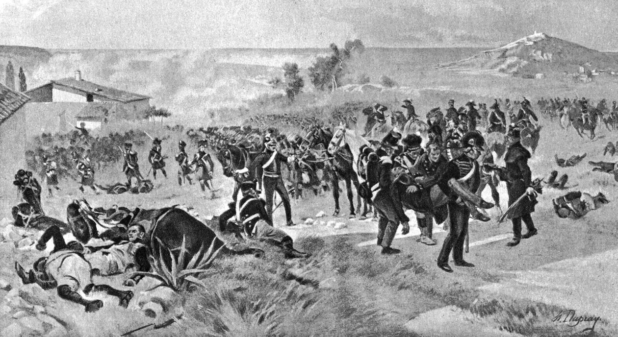 A corunnai csata, 1809. január 16., 1910 alkotó: Unbekannt