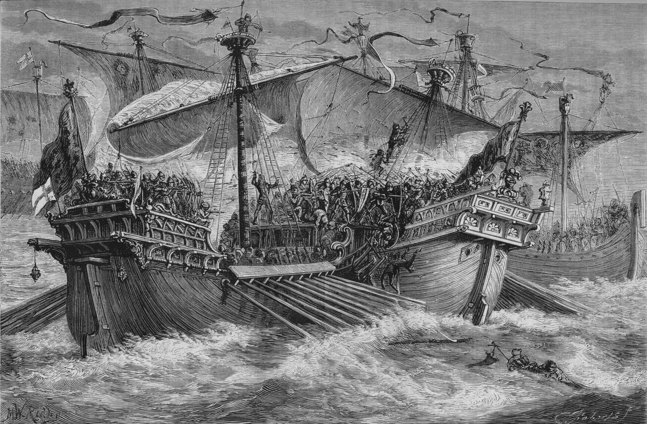 Doveri csata, 1217. augusztus 24., 1880 alkotó: Unbekannt
