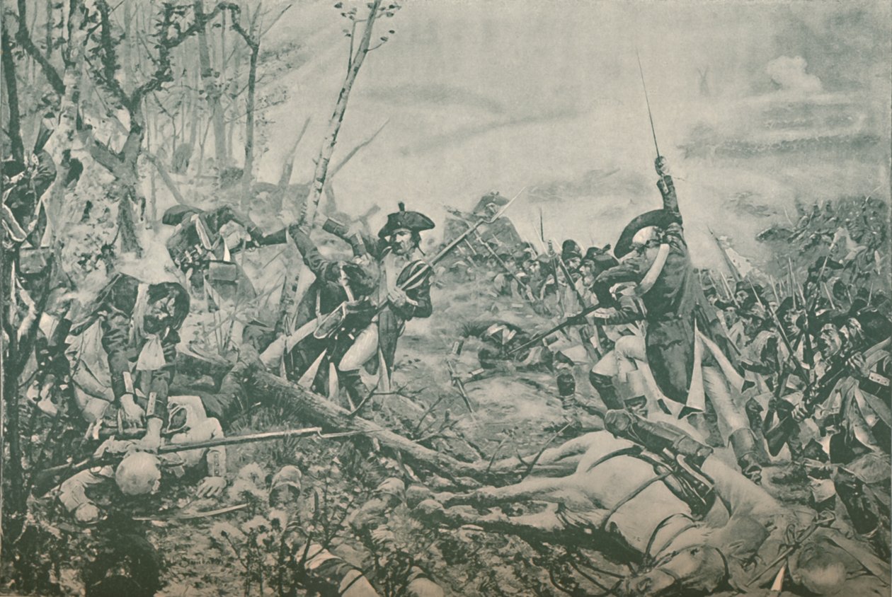 Jemmapes-i csata, Mons közelében, Belgium, 1792. november 6., 1896. alkotó: Unbekannt