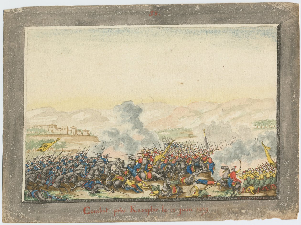 A kulevicai csata 1829. június 11-én alkotó: Unbekannt