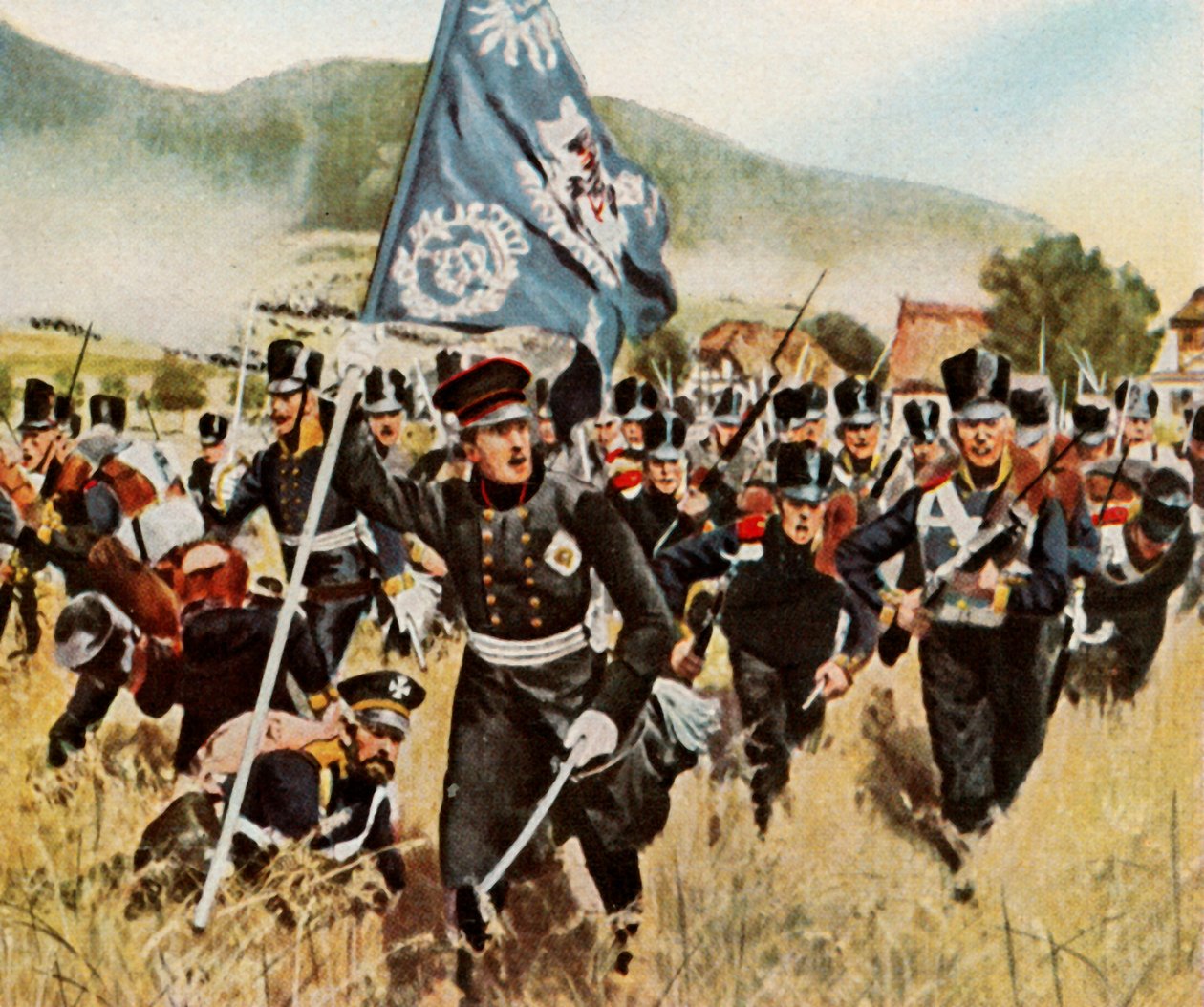 A kulmi és nollendorfi csata, 1813. augusztus 29. és 30., 1936. alkotó: Unbekannt