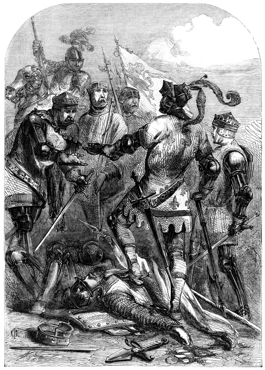 Poictiers-i csata, 1356. szeptember 19 alkotó: Unbekannt